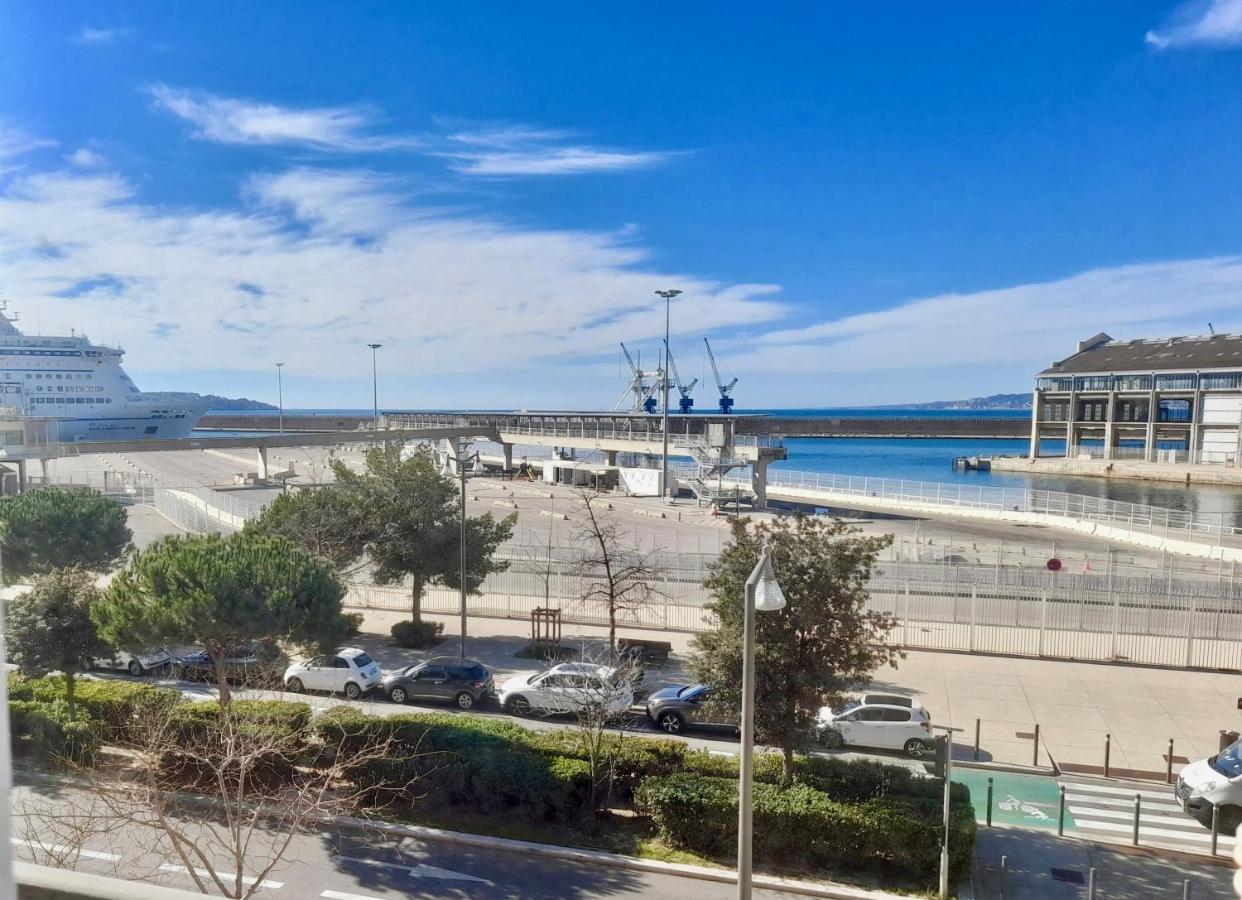 Spacieux Et Lumineux Appartement Vue Mer Joliette مارسيليا المظهر الخارجي الصورة